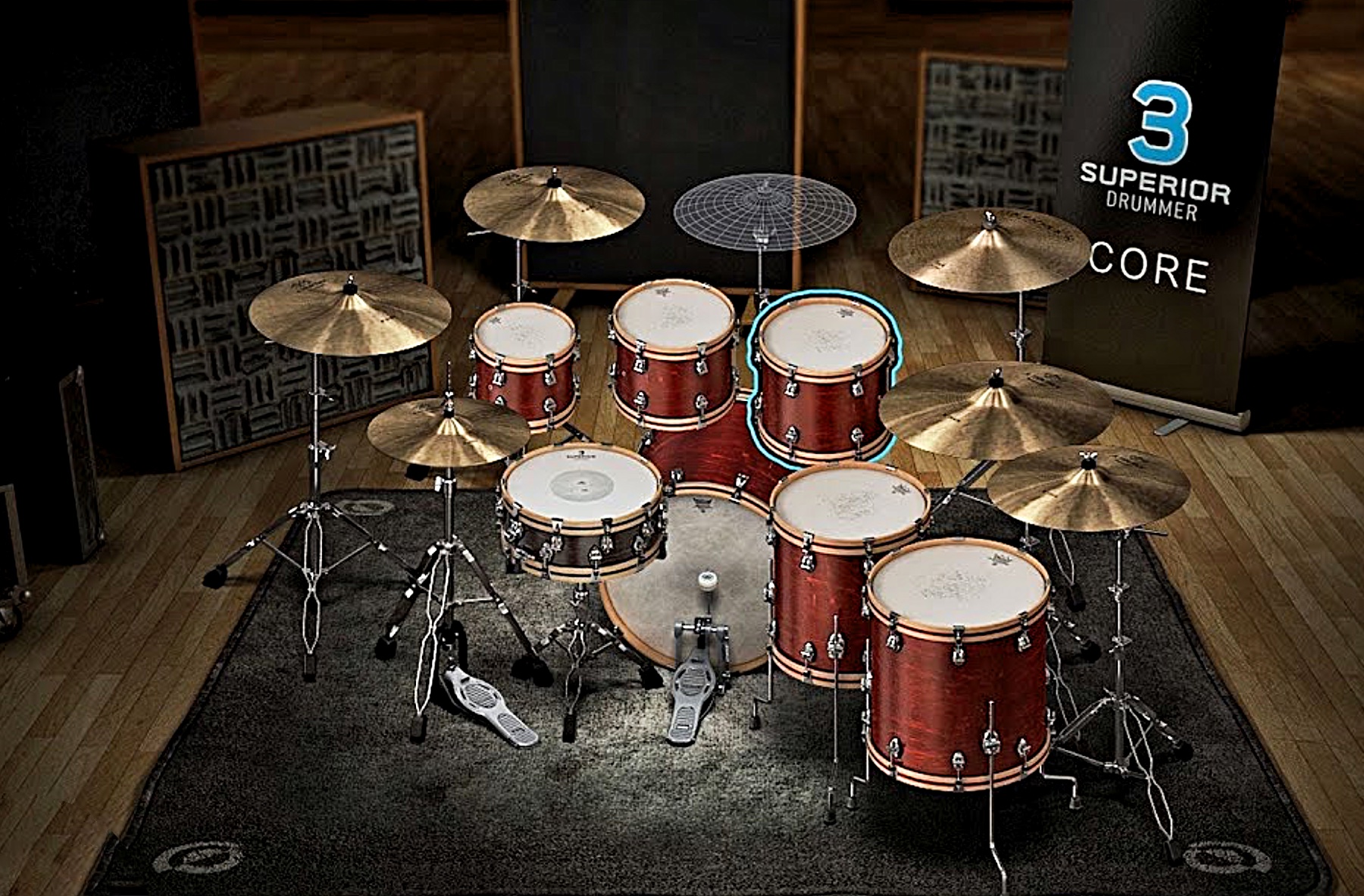 Steven Slate Drums SSD5 Virtual Drum Instrument Plug-in, Vst Drums