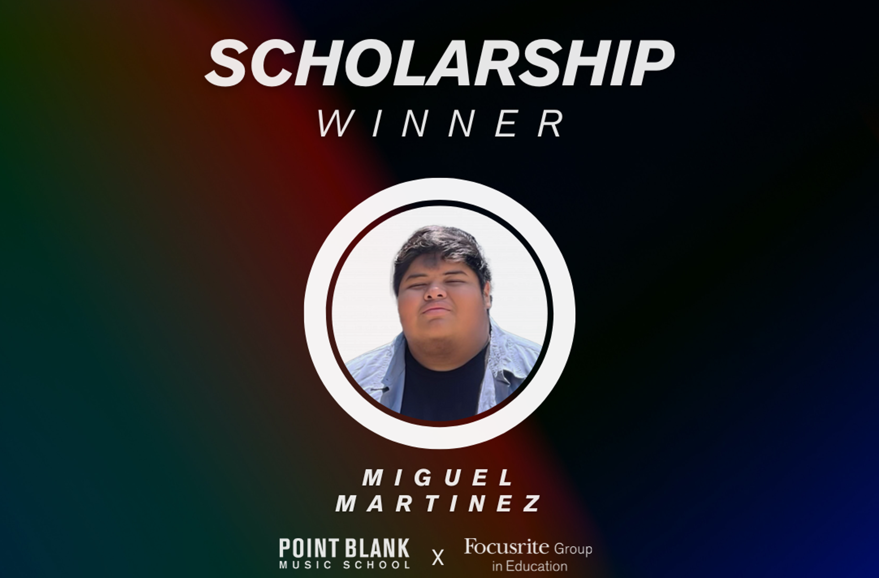 Meet Miguel Martinez: Our Point Blank L.A. x Focusrite Scholarship Winner
